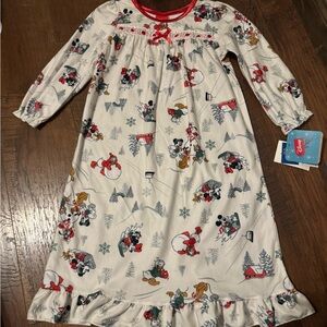 Disney Kids Nightgown - Cream with Red and Black Accents